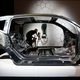 The i3’s body is made out of carbon-fiber-reinforced plastic.